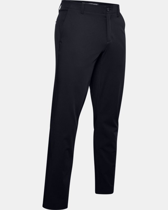 Men's UA Iso-Chill Tapered Pants in Black image number 4